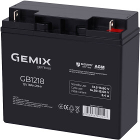 Акумулятор для ДБЖ Gemix GB1218 12 V 18 Аг