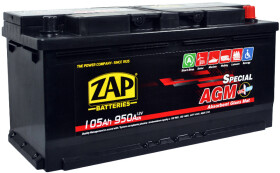 Аккумулятор ZAP 6 CT-105-R AGM Special 60502Z