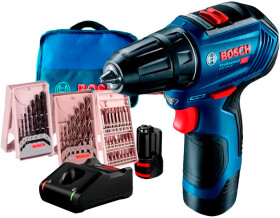 Шуруповерт Bosch аккумуляторный GSR 12V-30 Professional (2 аккумулятора + ЗУ + насадки + чехол)