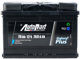 Аккумулятор AutoParts 6 CT-78-L Galaxy Plus ARL078-0376