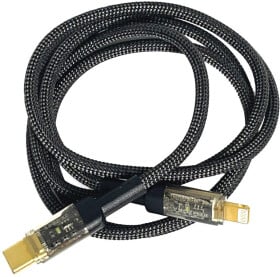 Кабель Remzona CCL1-02BK 6942056124320 Apple Lightning - type-C 1 м