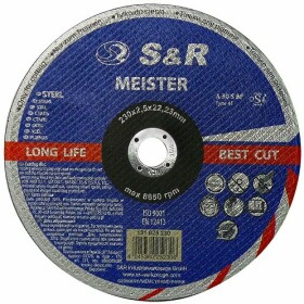 Круг відрізний S&R Meister 131025230 230 мм
