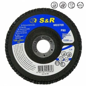 Круг пелюстковий S&R Meister 136125080 зерно 80 125 мм