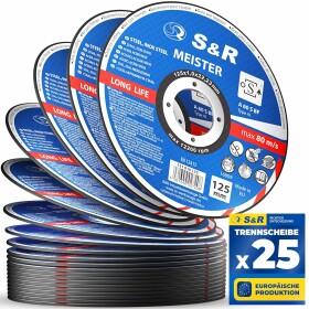 Круг отрезной S&R Meister 131.010.125-SET 125 мм