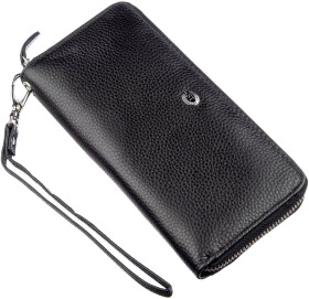 Клатч ST Leather 18933 без логотипа авто черный