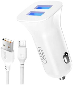 USB зарядка в авто XO TZ10-M-WH