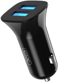 USB зарядка в авто XO TZ10-BK