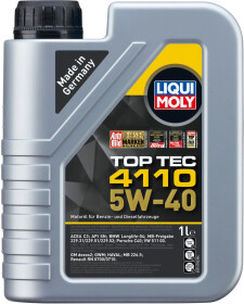 Моторна олива Liqui Moly Top Tec 4110 5W-40 синтетична