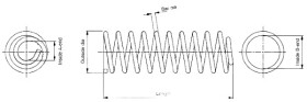 Пружина подвески Monroe SP2474