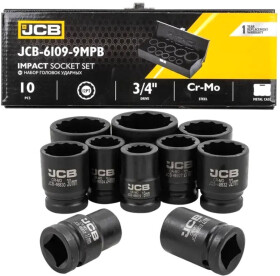 Набір торцевих головок JCB JCB-6109-9MPB 3/4