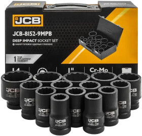 Набор торцевых головок JCB JCB-8152-9MPB 1