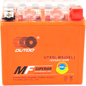 Аккумулятор Outdo 6 CT-5-R Superior MF UTX5L-BSGEL
