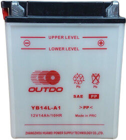 Аккумулятор Outdo 6 CT-14-R YB14L-A1