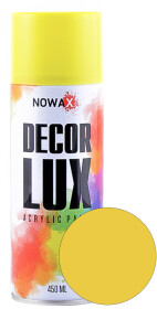 Аерозольна фарба Nowax Decor Lux жовта RAL 1023 450 мл