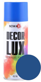 Аерозольна фарба Nowax Decor Lux транспортна синя RAL 5017 450 мл