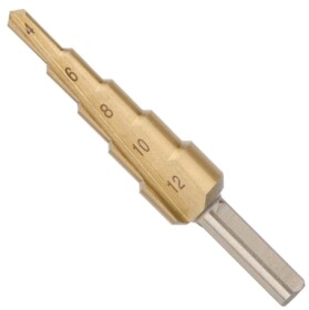 Свердло Intertool ступеневе по металу SD-5812 4-12 мм