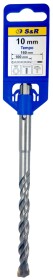 Бур S&R Tempo 202010160 спіральний по цеглі та бетону 10 мм