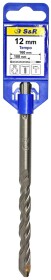 Бур S&R Tempo 202012160 спіральний по цеглі та бетону 12 мм