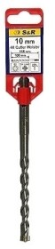 Бур S&R 201010160 спіральне по металу, бетону та цеглі 10 мм