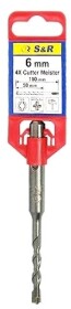 Бур S&R 201006110 спіральне по металу, бетону та цеглі 6 мм