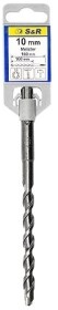 Бур S&R 200010160 спіральне по цеглі та бетону 10 мм