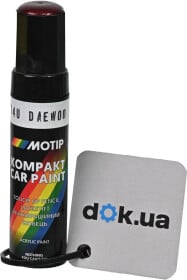 Реставраційний олівець Motip металік 74U D червоний для Daewoo