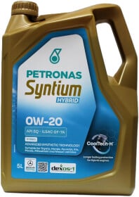 Моторное масло Petronas Syntium Hybrid 0W-20 синтетическое