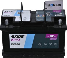 Акумулятор Exide 6 CT-82-R AGM EK820