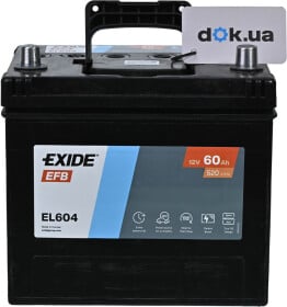 Аккумулятор Exide 6 CT-60-R EFB EL604
