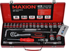 Набор торцевых головок и комплектующих Maxion MXTL-MC25 1/2