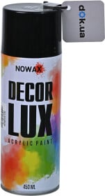 Аэрозольная краска Nowax Decor Lux горечавково-синяя RAL 5010 450 мл