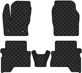 Комплект килимків EVAtech FD14033C5FC2BBB чорний без логотипа