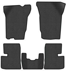 Комплект килимків EVAtech SZ42043CD5SBB чорний без логотипа