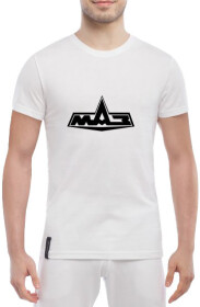 Футболка мужская Globuspioner классическая МАЗ белый спереди