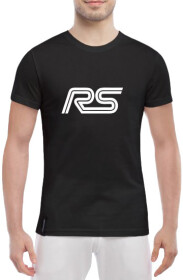 Футболка чоловіча Globuspioner класична Ford RS чорна принт спереду