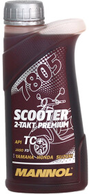Моторное масло 2T Mannol Scooter 2-Takt Premium синтетическое