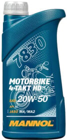 Моторна олива 4Т Mannol Motorbike 4-Takt HD 20W-50