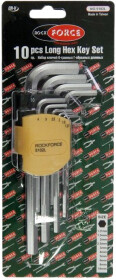 Набор ключей шестигранных Rockforce RF-5102L 1,27-10 мм 10 шт