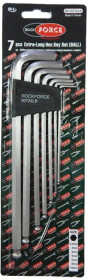Набор ключей шестигранных Rockforce RF-5072XLB 2,5-10 мм с шарообразным наконечником 7 шт