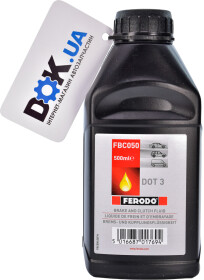 Тормозная жидкость Ferodo Synthetic DOT 3