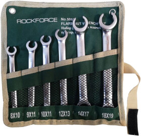 Набір ключів розрізних Rockforce RF-5066 8х10-18х19 мм 6 шт
