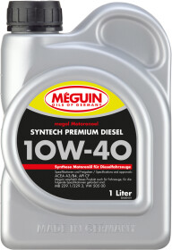 Моторное масло Meguin Syntech Premium Diesel 10W-40 синтетическое