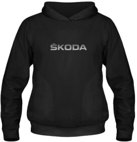  Globuspioner Skoda Big Logo Silver спереди чёрный