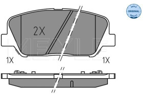 Тормозные колодки Meyle 0252491517