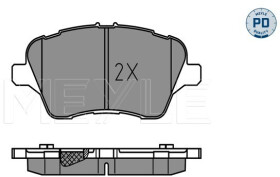 Тормозные колодки Meyle 0252513417PD