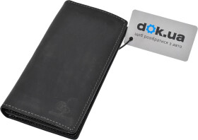 Портмоне-органайзер Grande Pelle Сinturino 512110 без логотипа авто цвет черный