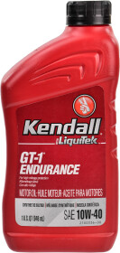 Моторна олива Kendall GT-1 Endurance with LiquiTek 10W-40 напівсинтетична