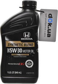 Моторна олива Honda Genuine Synthetic Blend 5W-30 напівсинтетична