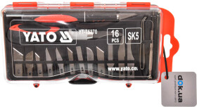 Набір скальпелів Yato YT-75370 монолітне лезо 2 шт.