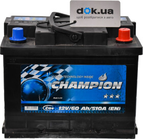 Аккумулятор Champion 6 CT-60-R Black CHB600
